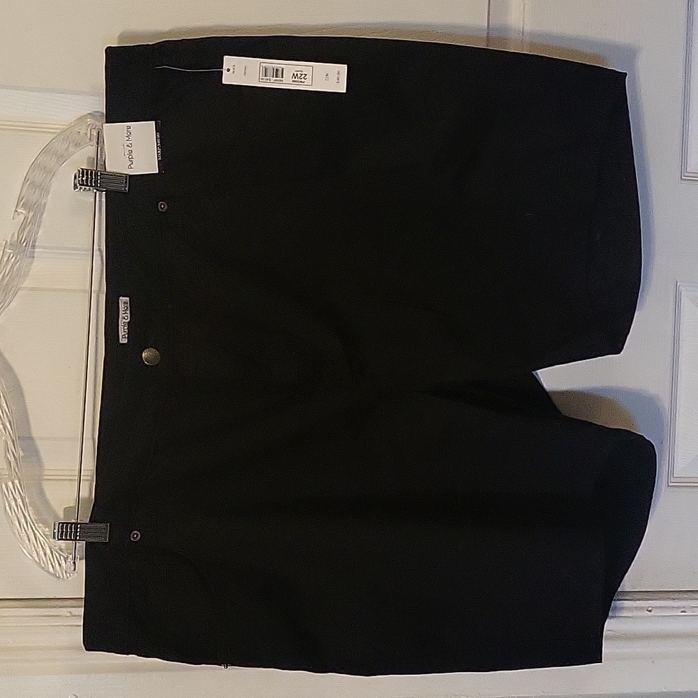 NWT Purple & More Black Shorts